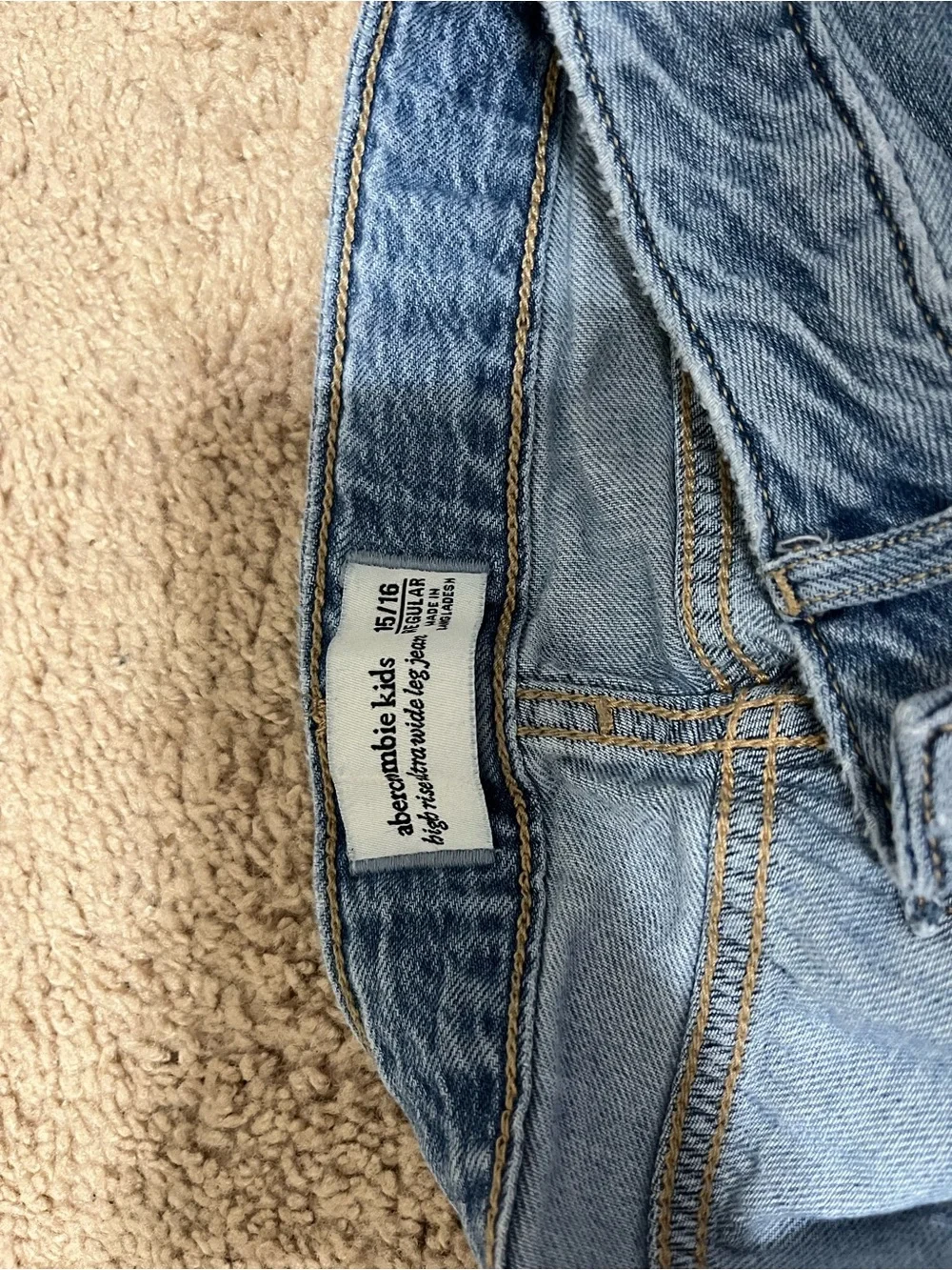 Girls Abercrombie Kids Bear Jean Shorts